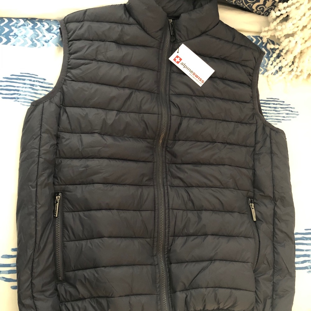 Navy Puffer Vest